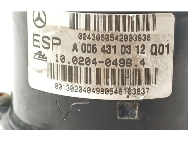 Jednotka ABS A0064310312   Mercedes-Benz C W203 2006
