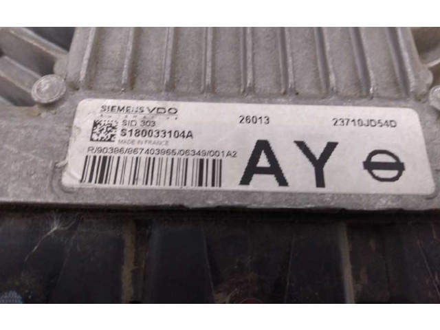 Řídící jednotka S180033104A, 23710JD54D   Nissan Qashqai 2007