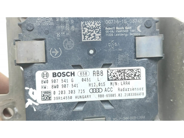 Радар круиз контроля     8W0907541G, 0203303725  Audi A4 S4 B9 8W