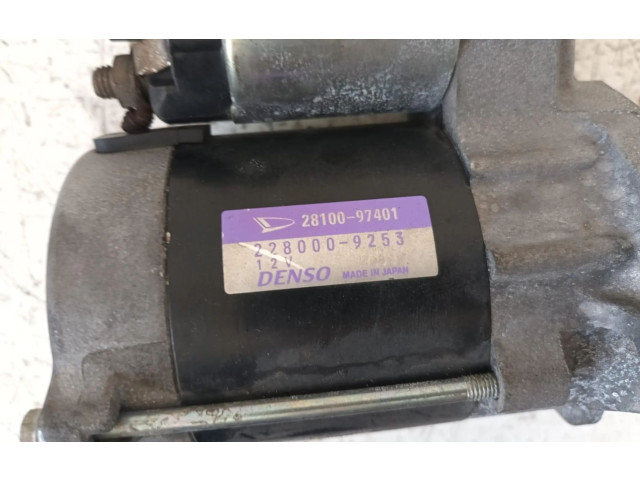 Стартер  28100-97401, 228000-9253   Daihatsu Terios
