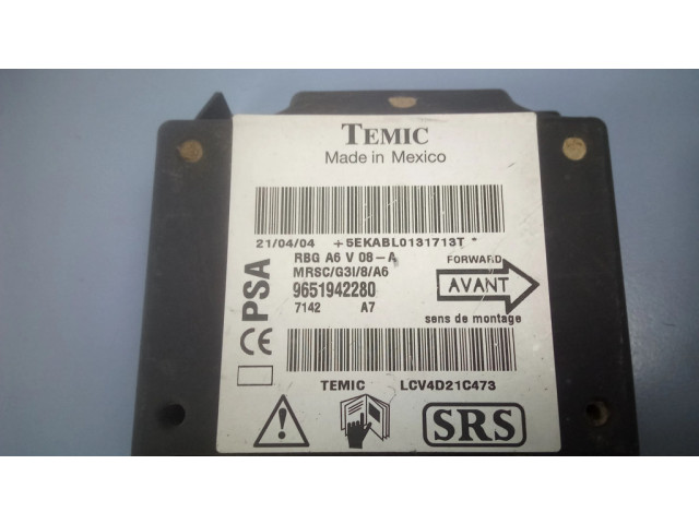 Блок подушек безопасности 9651942280   Citroen C3
