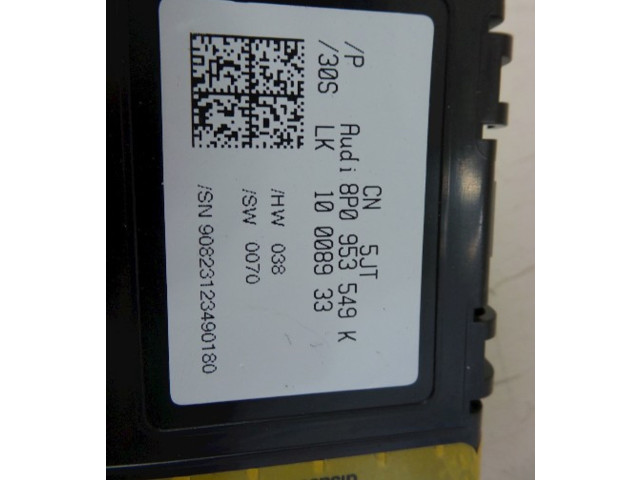 Блок управления 8P0953549K, 8P0953549K   Audi TT TTS Mk2