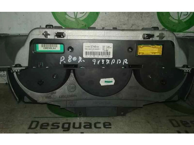 Přístrojová deska  Peugeot 807 2002 1496274080, 0090059  