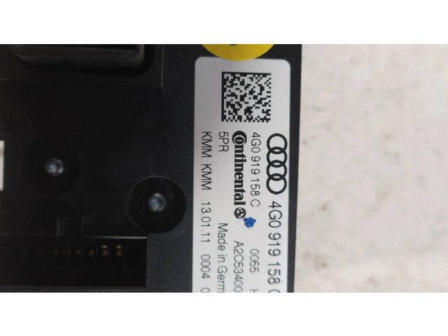 Блок управления климат-контролем 4G0919158C, A2C53400312   Audi A6 C7