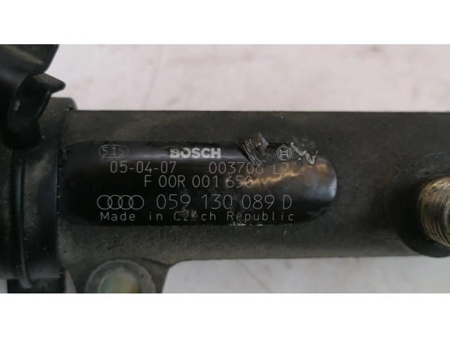 Топливная рампа 059130089D   Audi A4 S4 B7 8E 8H 3.0 