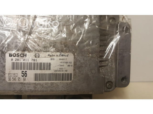 Řídící jednotka 9654695180, 0281011781   Peugeot 607 2006