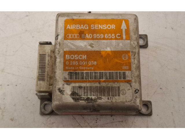 Блок подушек безопасности 8A0959655C, 0285001038   Audi A6 S6 C4 4A