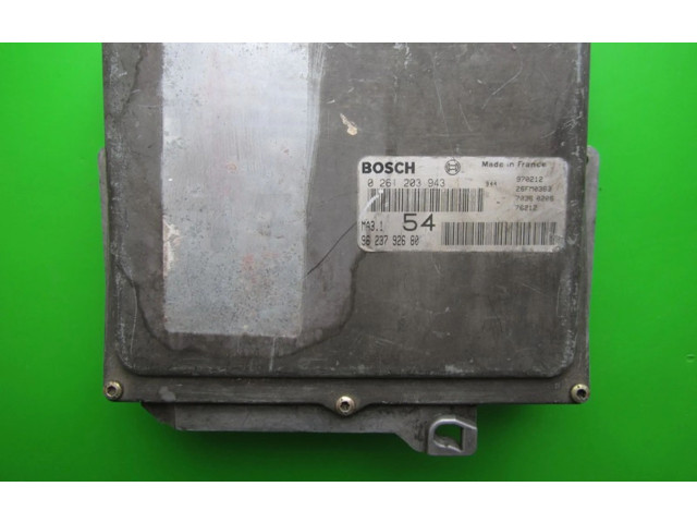 Řídící jednotka 9623792680, 0261203943   Peugeot 106 1997
