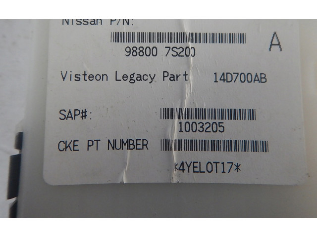 Блок управления 988007S200   Nissan Titan