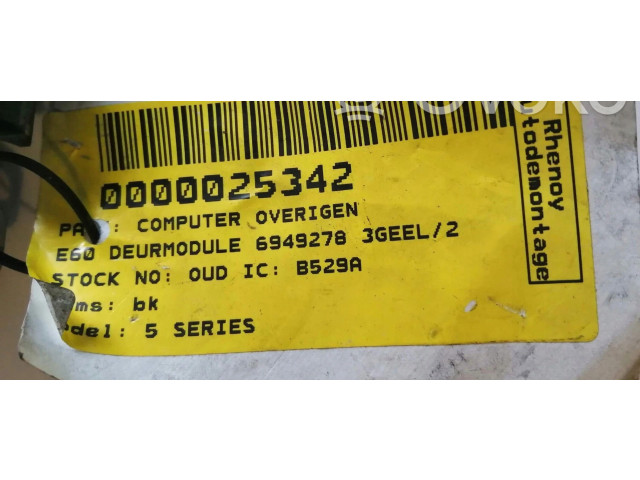 Řídící jednotka 75789012   BMW M5 2006