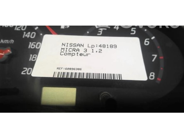 Přístrojová deska  Nissan Micra 2005 NT  