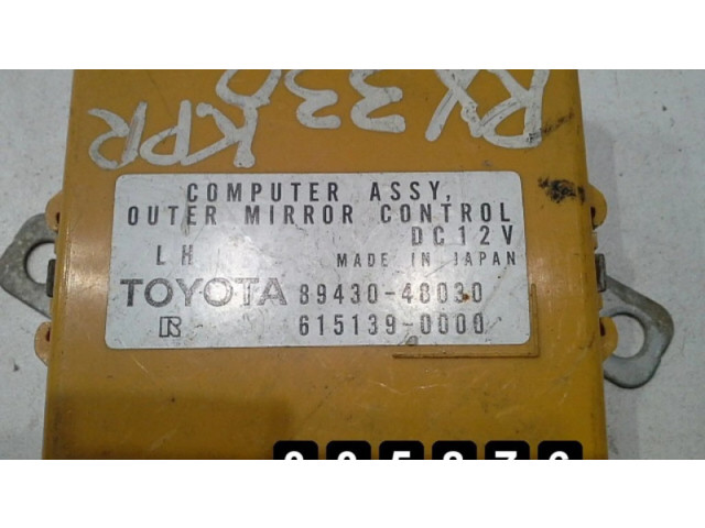 Блок управления двигателя 89430-48030   Lexus RX 330 - 350 - 400H