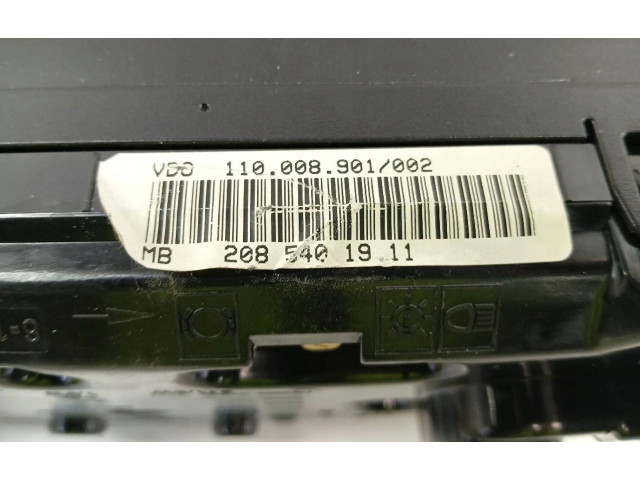 Přístrojová deska  Mercedes-Benz CLK A208 C208 1998 2085401911, 002  