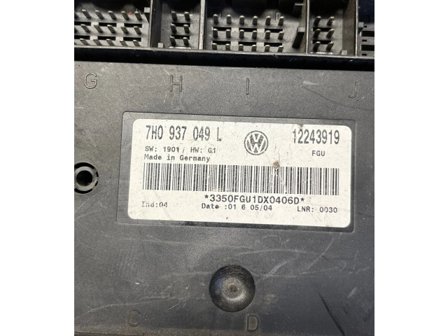 Блок комфорта 7H0937049L, 12243919   Volkswagen Transporter - Caravelle T5   