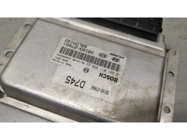 Řídící jednotka 0281011538, 3910327061   KIA Cerato 2006