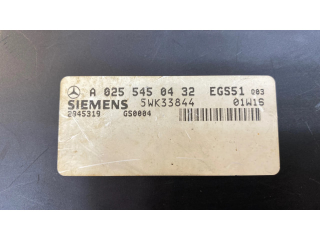 Блок управления коробкой передач A0255450432, 5WK33844   Mercedes-Benz C W203