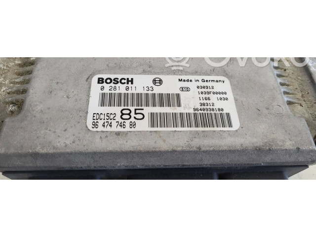 Řídící jednotka 9647474680, 9640938180   Peugeot 807 2003