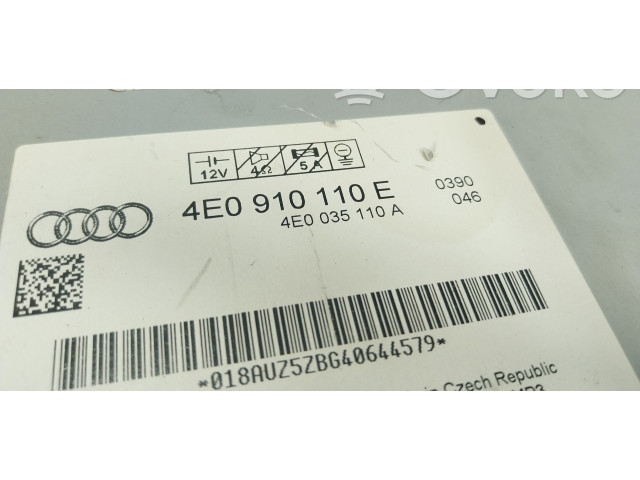 Zpětné zrcátko  Audi A8 S8 D3 4E 2008  4E0057110E, 4E0910110E  