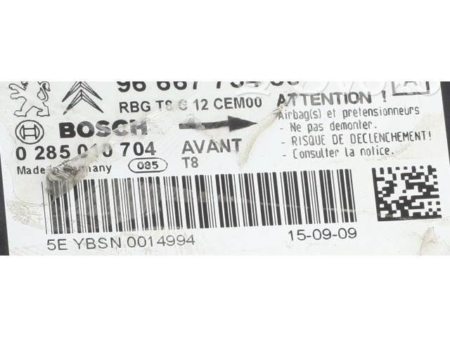 Блок подушек безопасности 658866   Peugeot 3008 I