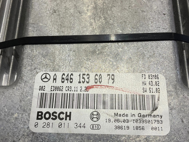 Řídící jednotka A6461536079, 6461536079   Mercedes-Benz E W211 2004