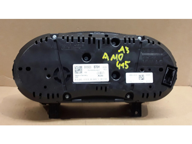 Панель приборов 8V0920870H   Audi A3 S3 8V       