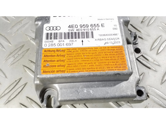 Блок подушек безопасности 4E0959655E, 4E0910655A   Audi A8 S8 D3 4E