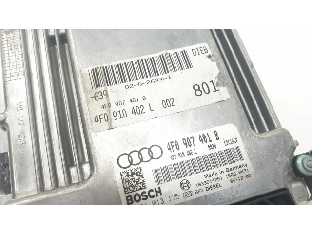 Блок управления двигателя 4F0907401B, 4F0910402L   Audi A6 S6 C6 4F