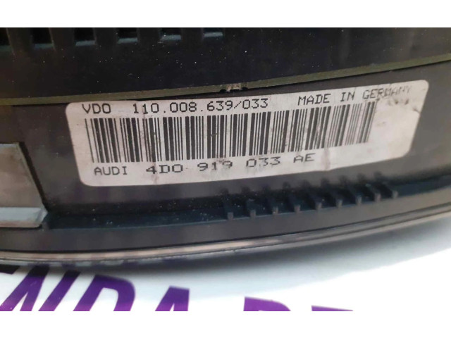 Панель приборов 4D0919033AE   Audi A8 S8 D2 4D       