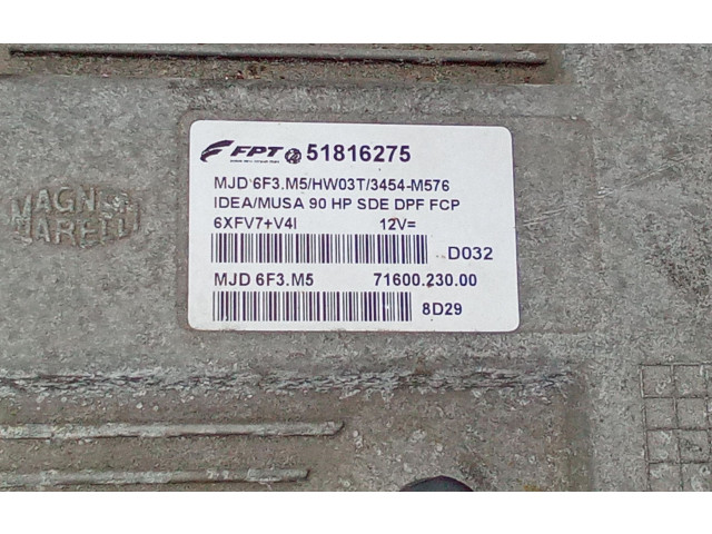 Řídící jednotka 51816275, 51816275   Lancia Musa 2008
