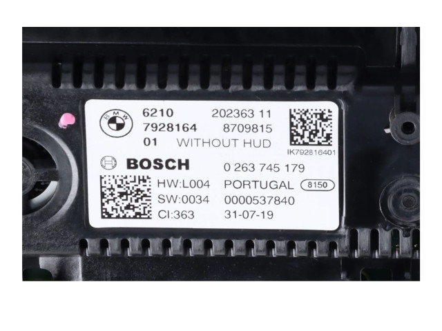 Přístrojová deska  BMW 3 G20 G21 2019 5A5A9F3  