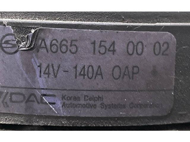 Генератор A6651540002, DAC   SsangYong Rexton      
