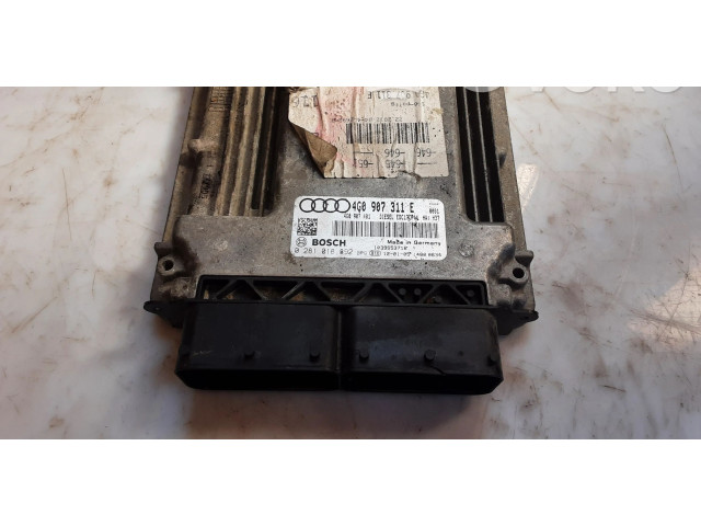 Блок управления двигателя 4G0907311E, 4G0907401   Audi A6 S6 C7 4G