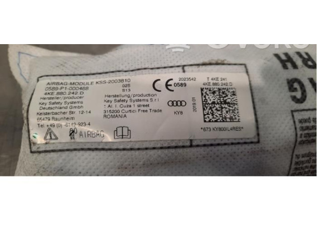 Подушка безопасности в сиденье 4KE880242D   Audi e-tron