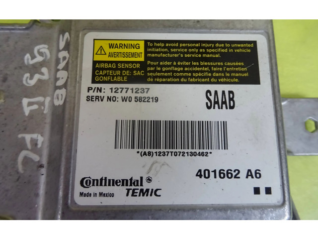 Блок подушек безопасности 12771237   Saab 9-3 Ver2