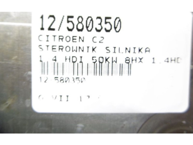 Řídící jednotka 9658556880, 9658556880   Alpine C2 2005