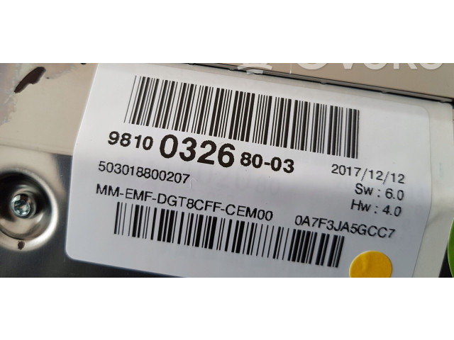 Vstřikovač 9810032680   Peugeot 3008 II     
