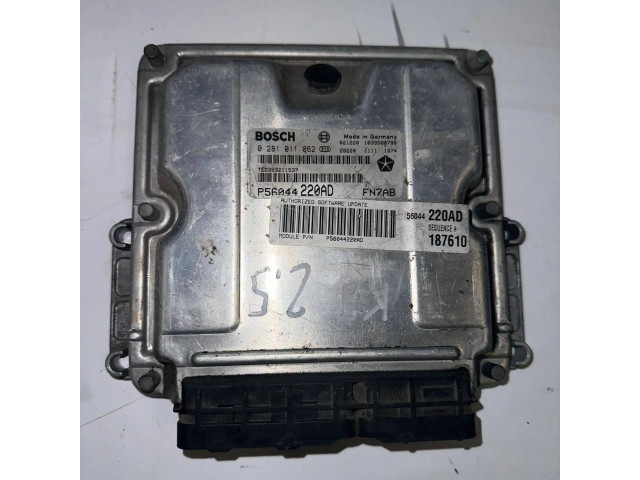 Блок управления двигателя P56044220AD, 1039S00788   Jeep Cherokee III KJ