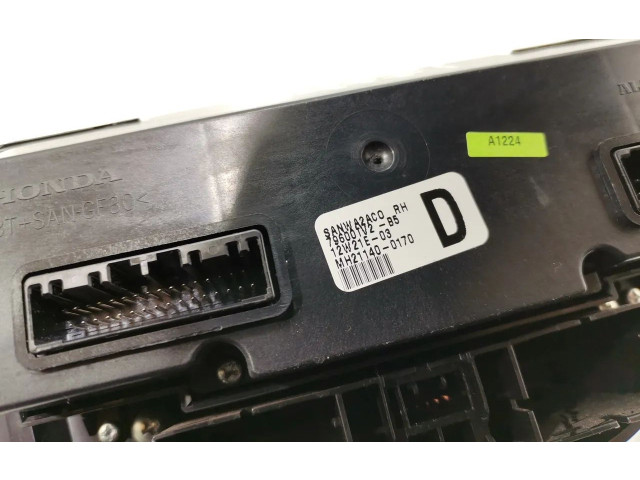 Блок управления климат-контролем 79600TV2-B5, 12W21E-03   Honda Civic IX