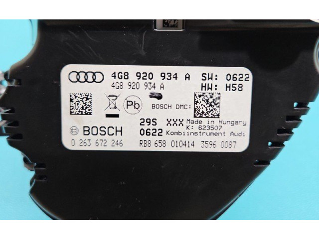 Панель приборов 4G8920984H   Audi A7 S7 4G       