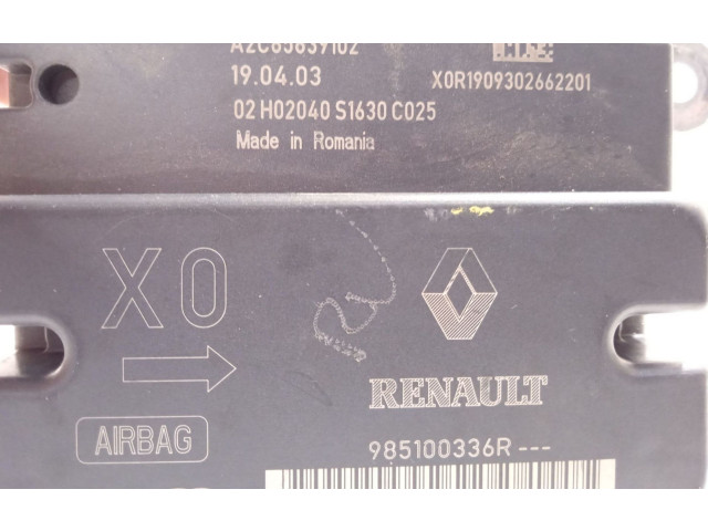 Блок подушек безопасности 985100336R, A2C85839102   Dacia Dokker