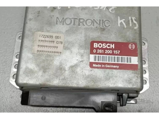 Řídící jednotka 0261200157, 1722699   BMW 3 E30 1987