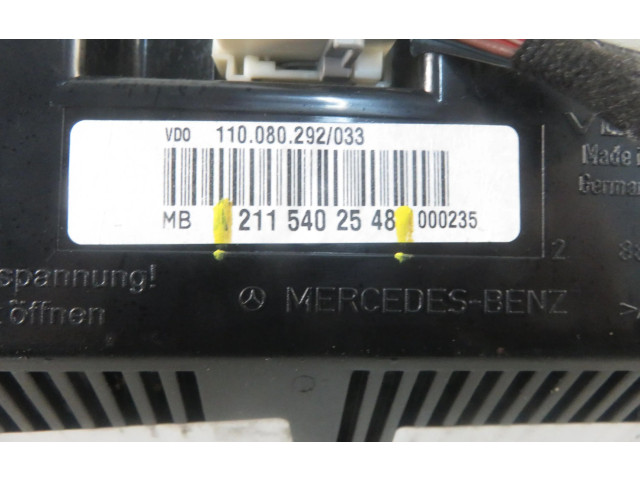 Přístrojová deska  Mercedes-Benz E AMG W211 2005 2115402548, 2115402548  