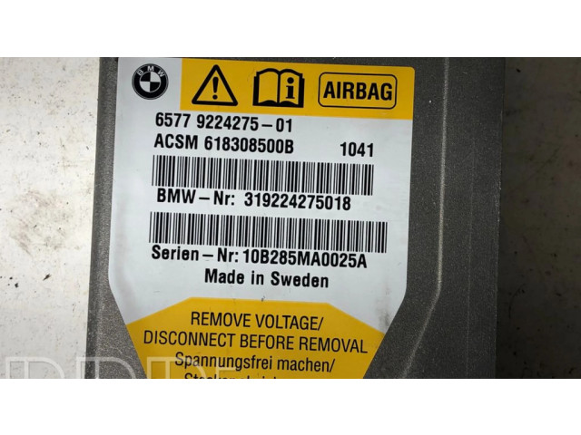 Блок подушек безопасности 319224275018, 618308500B   BMW 5 GT F07