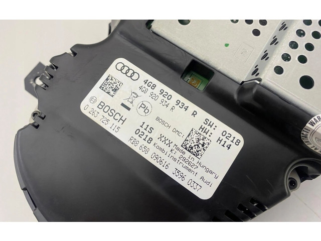 Přístrojová deska  Audi A6 C7 2018 4G8920934R  