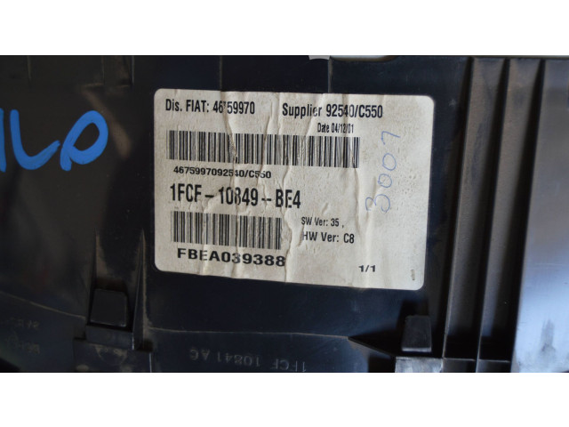 Přístrojová deska  Fiat Stilo 2002 1FCF10849BB4  