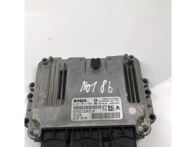 Řídící jednotka 9663755480, 0281013868   Peugeot 207 CC 2008