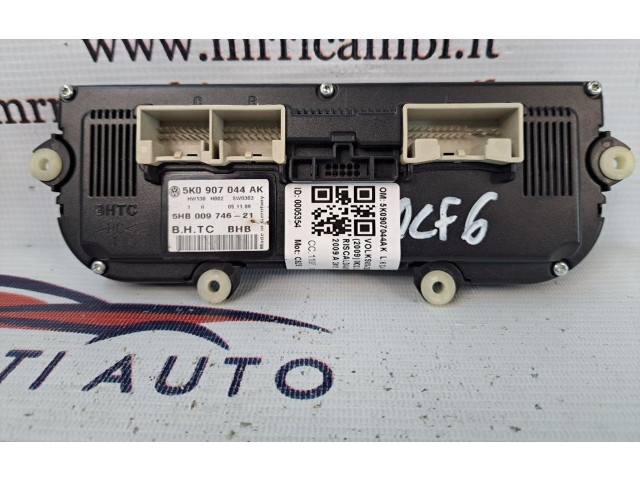 Блок управления климат-контролем 5K0907044AK, 5K0907044AK   Volkswagen Golf VI