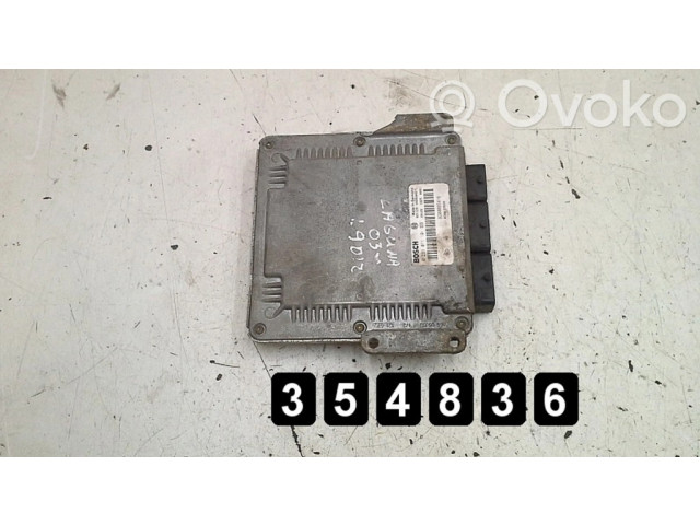 Блок управления двигателя 0281011101   Renault Laguna II