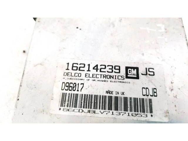 Řídící jednotka 16214239, D96017   Opel Tigra A 1998