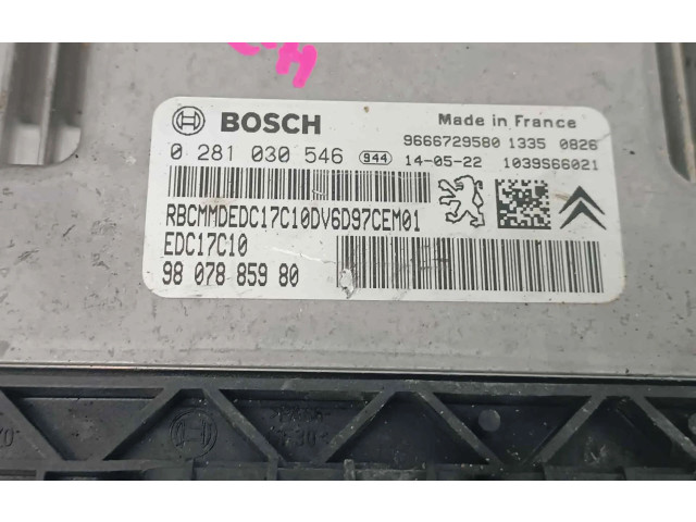 Řídící jednotka 0261208905, 9663518980   Citroen Berlingo 2008